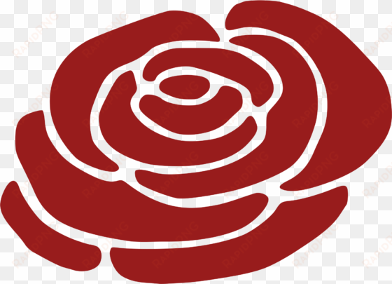 rose silhouette flower computer icons drawing - red rose silhouette png
