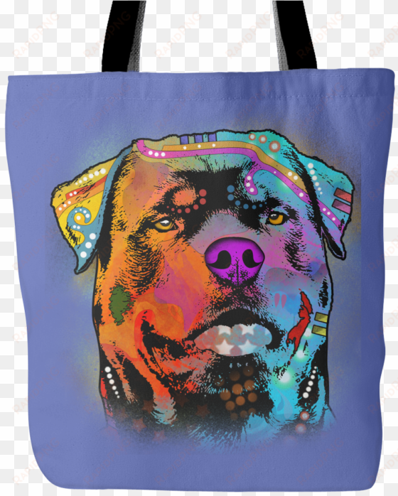 rottweiler tote bag, multi-colors - papillon dog tote bags - papillon bags