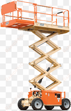 rough terrain scissor lift action png - scissor lift