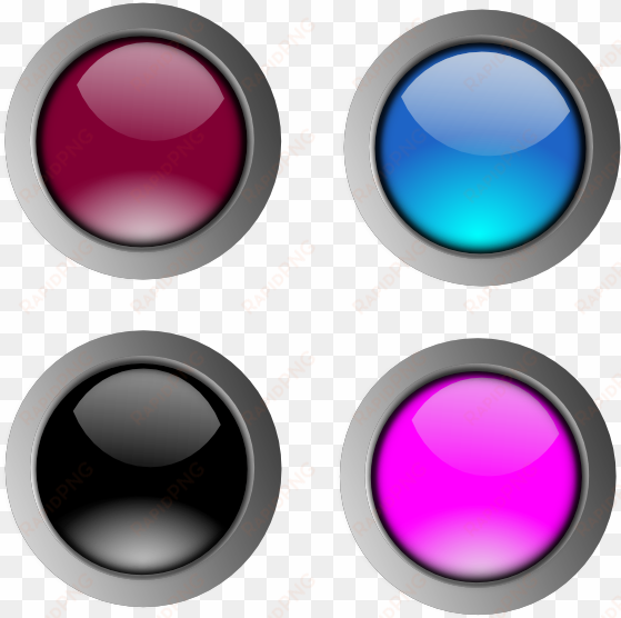 round glossy buttons png clip art