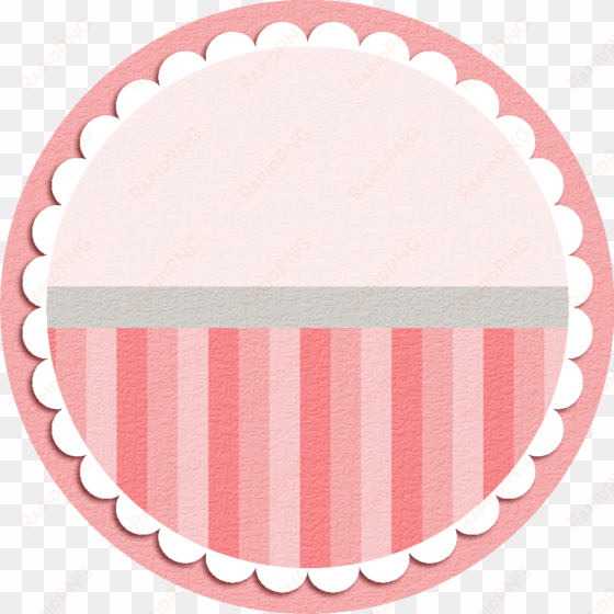 round labels, label tag, baby scrapbook, free - cupcake frame