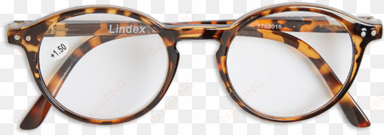 round reading glasses brown - glasses