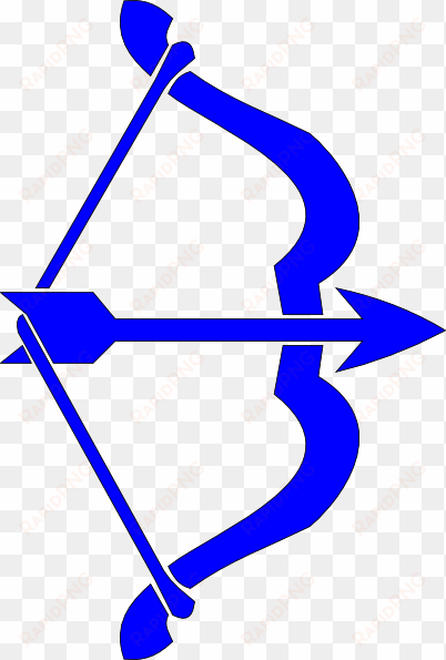 royal blue bow and arrow svg clip arts 402 x 595 px