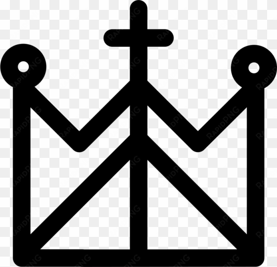 royal catholic crown with a cross comments