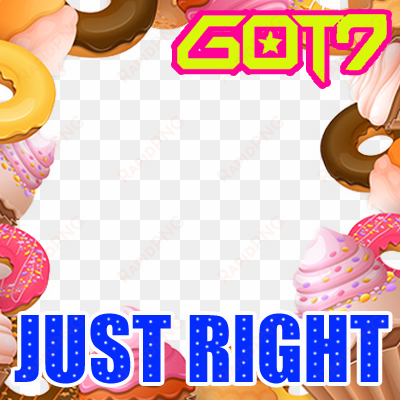 royalty free got support campaign twibbon - got7 just right png