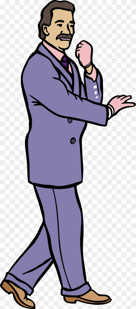 royalty free guy clipart big person - png cartoon man in suit