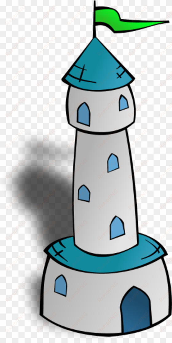 rpg map symbols round tower with flag - tower clipart