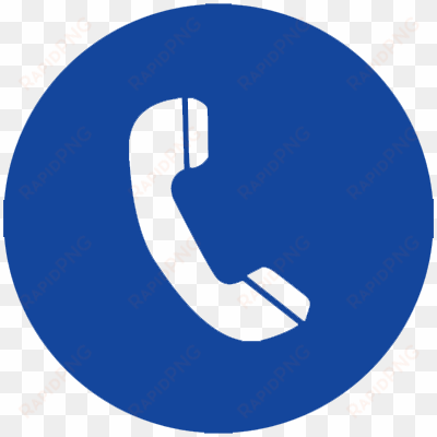 rubb usa - blue telephone icon png