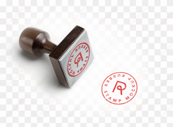 rubber stamps - stamp mockup psd free