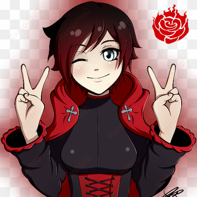 ruby rose - rwby s4 volume 4 ruby rose red battle dress uniform