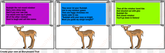 Rudolph The Red-nosed Reindeer - Roe Deer transparent png image