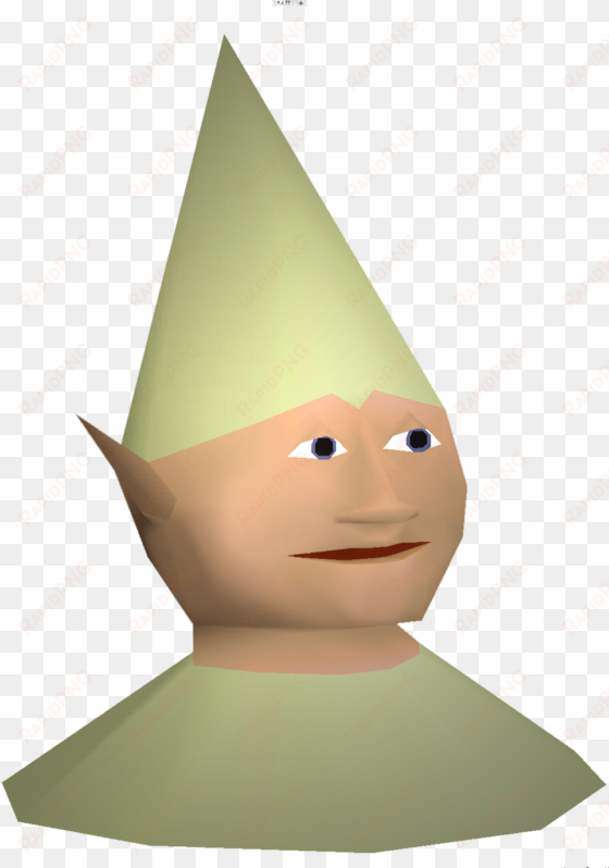 Runescape Gnome Child Png Png Black And White - Old School Runescape Face transparent png image