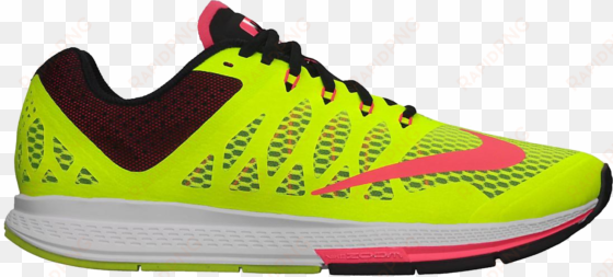 running shoes png free images download - nike men's zoom elite 7 running shoe volt/hyper punch/black