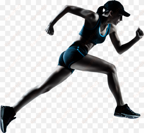 running woman png image - running with transparent background