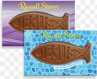 Russell Stover Solid Milk Chocolate Jesus Fish - Russell Stover Chocolate Jesus Fish transparent png image