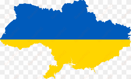 russia flag map - ukraine map flag
