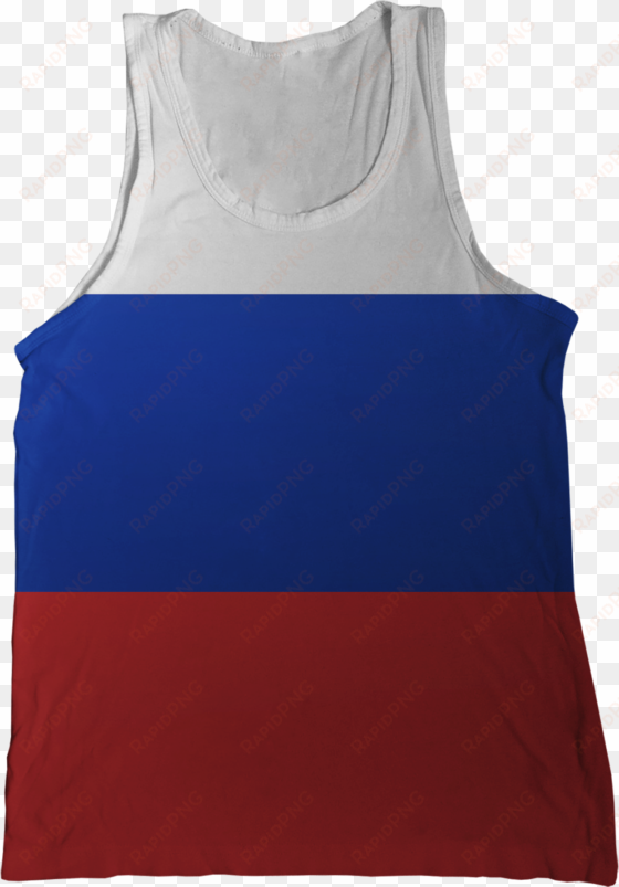 russia flag tank top - active tank