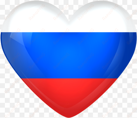 russia large heart flag - russia flag love heart