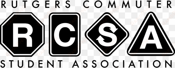 Rutgers Commuter Student Association Rcsa Logo Black - Student transparent png image