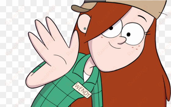 s1e5 wendy high five transparent - gravity falls png transparent