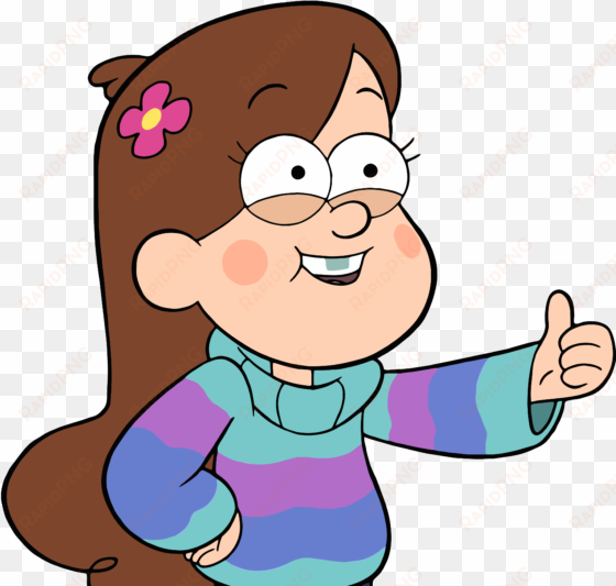 s1e9 mabel thumbs up transparent - think gif transparent