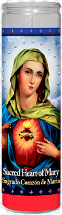Sacred Heart Of Mary - Sacred Heart Of Mary Candle transparent png image