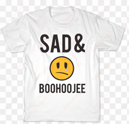 sad & boohoojee kids t-shirt - smiley