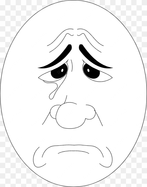 sad face free stock photo a sad face 9 cliparts - frowny face clipart black and white