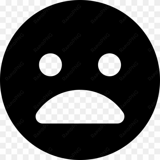 sad face - - mood icon png