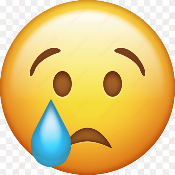 sad face transparent png - crying emoji transparent background