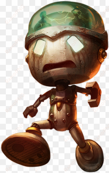 sad robot amumu skin png image - league of legends amumu png