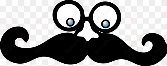 safam mustache logo - cartoon face with mustache