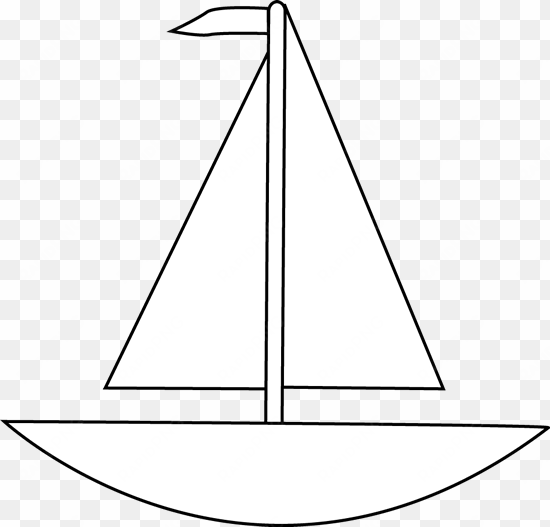 sailboat black and white black and white boat clip - boat clipart white
