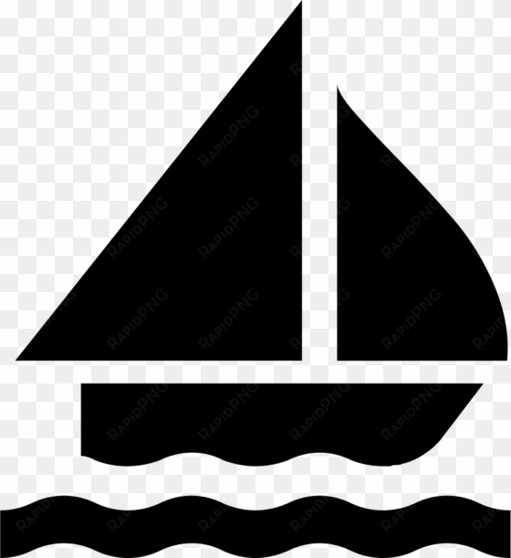 sailboat vector - sailing icon