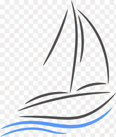 sailing boat logo - sail