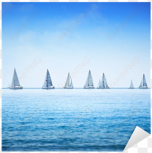 sailing boat yacht regatta race on sea or ocean water - gallery direct stevanzz 'sailboat regatta race on sea'