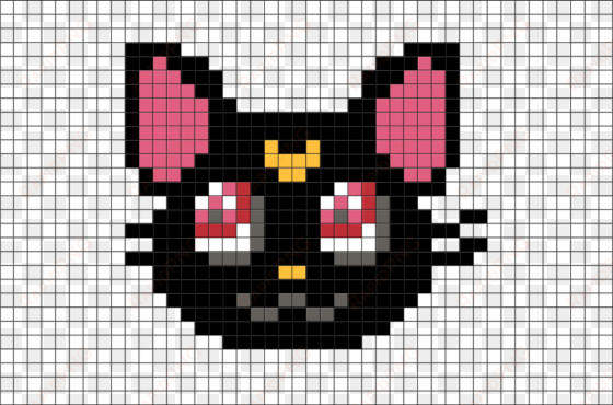 Sailor Moon Pixel Art transparent png image