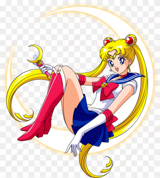 sailor moon png free download - sailor moon on the moon
