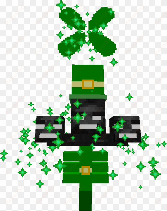 saint patrick's day wither - minecraft saint patrick's day wither