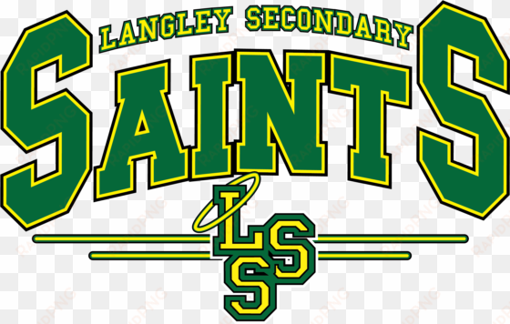 saints logo 2012-2013 - langley secondary school