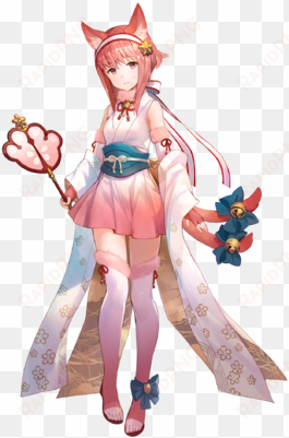 sakura gentle nekomata face - sakura fire emblem heroes