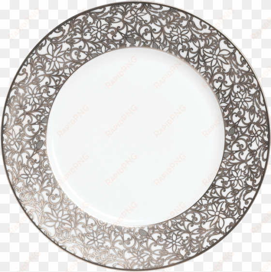 salamanque platinum white american dinner plate white