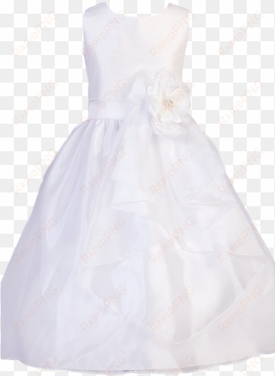 sale crystal organza & shantung first holy communion - dress