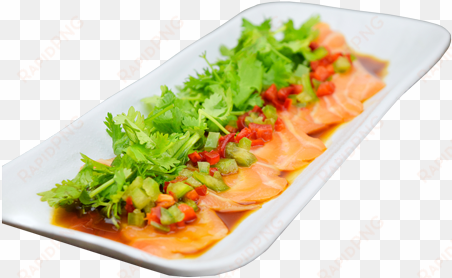 salmon cilantro sashimi* - salmon cilantro sashimi