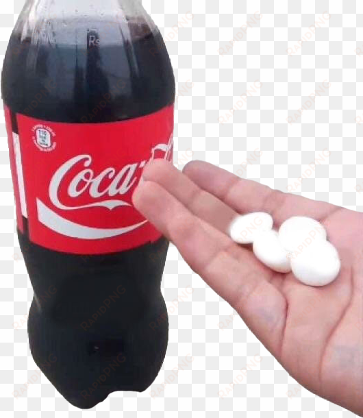 salt bae but with mentos and coke - coca cola mentos meme
