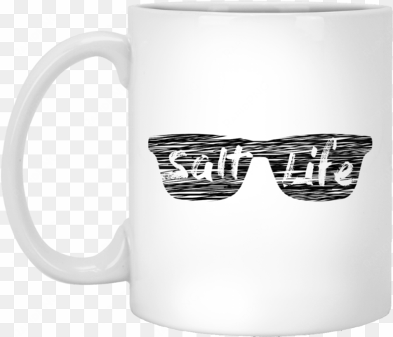 salt life sunglasses white drinkware - sunglasses