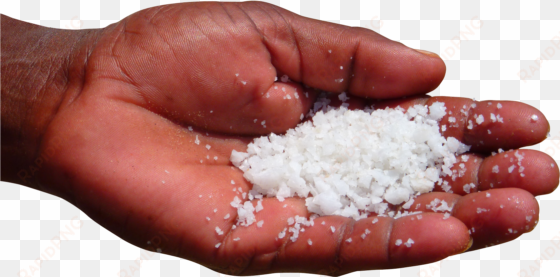 salt png image - salt in hand png