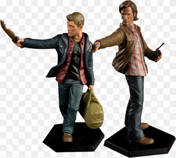 sam and dean winchester mini master 5” figures - quantum mechanix supernatural dean winchester mini