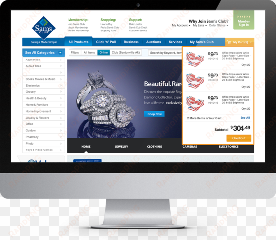 sam's club website - virtuemart template free responsive