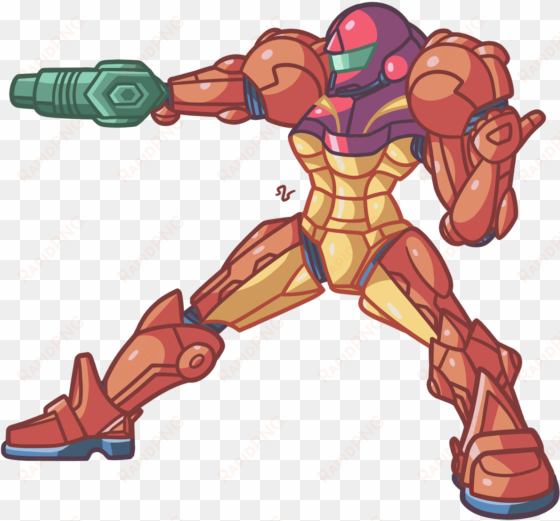 samus i love samus's design in super metroid i tried - cartoon